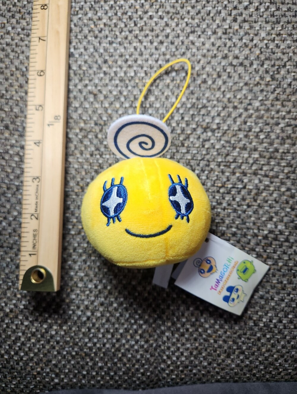 NEW Tamagotchi Memetchi FACE 3.5 Inch MASCOT Plush NWT